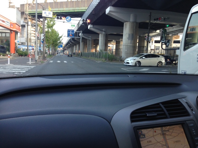 中央環状線、茨木の「奈良」交差点